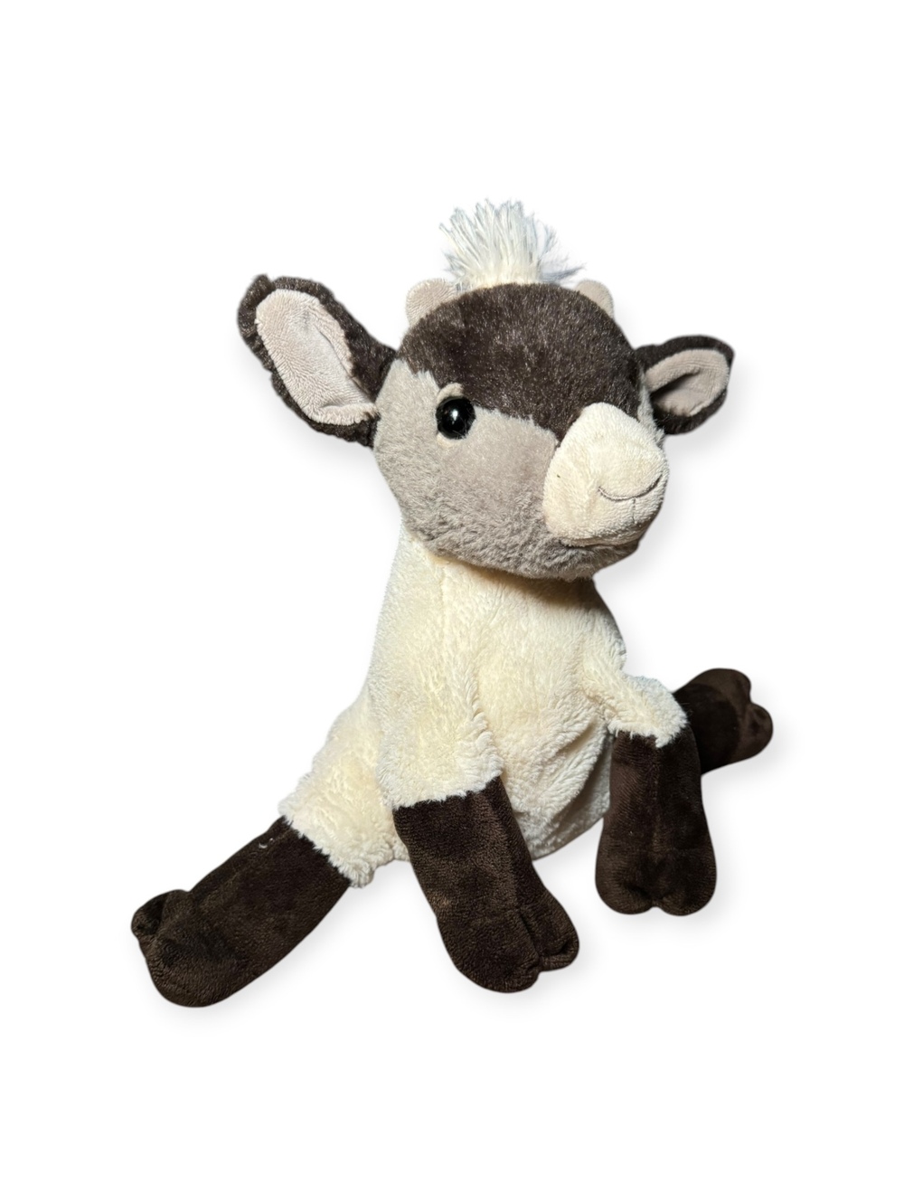 Hallmark Baby Goat Stuffed Animal Sweet Farm Plushy Hard Eyes Soft Black GC